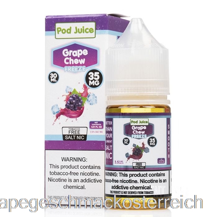 Traubenkausaft Einfrieren – Schotensaft – 30 Ml, 55 Mg Vape-Geschmack